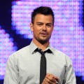 Josh Duhamel speaks onstage during Nickelodeon’s upfronts, Los Angeles, March 24, 2010

