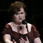 Susan Boyle performs as she makes a guest appearance in a concert of the Yomiuri Nippon Symphony Orchestra in Tokyo, Japan, April 1, 2010
