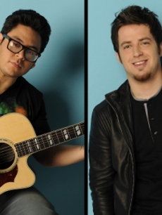Andrew Garcia and Lee Dewyze from ‘Amercian Idol’