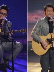 Andrew Garcia and Lee DeWyze on ‘American Idol’ on March 30, 2010