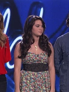 Didi Benami, Katie Stevens and Tim Urban await their fate on ‘American Idol,’ March 31, 2010