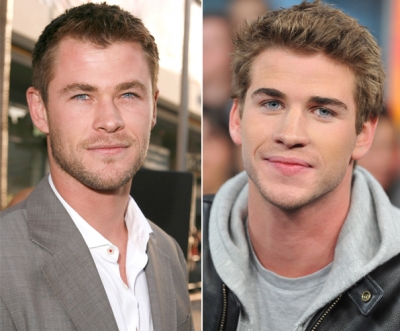 Australian brothers Chris and Liam Hemsworth