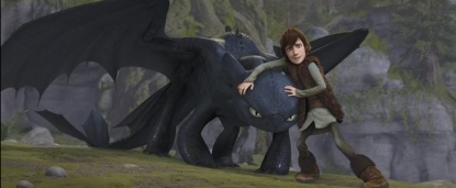 A scene from DreamWorks’ ‘How To Train Your Dragon’