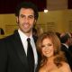 Sacha Baron Cohen and Isla Fisher at the 79th Annual Academy Awards in 2007