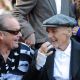 Jack Nicholson talks to Dennis Hopper who was honored with a Star on the Hollywood Walk of Fame on March 26, 2010