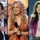 David Cook, Carrie Underwood and Kelly Clarkson on stage during their crowning ‘Idol’ moments