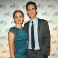 Jessica Capshaw and husband Christopher Gavigan arrive at the Healthy Child, Healthy World Gala held at the Montage Hotel on October 28, 2009 in Beverly Hills
