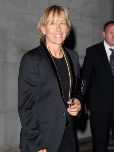 Martina Navratilova arrives at the 2008 Wimbledon Champions Dinner on July 6, 2008 in London, England