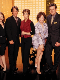 Dixie Carter and the cast of ‘Family Law’ in 2000