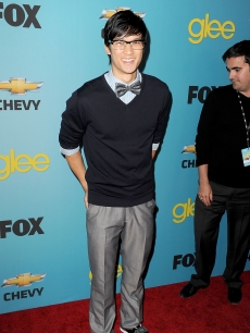 Harry Shum Jr. arrives at FOX’s ‘Glee’ spring premiere soiree held at Bar Marmont, Los Angeles, April 12, 2010