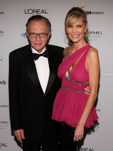 Larry King and then-wife Shawn Southwick in February 2007