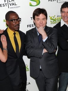 Cameron Diaz, Antonio Banderas, Eddie Murphy and Mike Myers attend the 2010 Tribeca Film Festival opening night premiere of ‘Shrek Forever After’ at the Ziegfeld Theatre, NYC, April 21, 2010