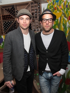 ‘Star Trek’ hunks Chris Pine and Zachary Quinto step out at the after party for ‘Monogamy’ at the Tribeca Film Festival in NYC on April 24, 2010
