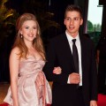 Scarlett Johansson and her twin brother, Hunter, step out at the 2010 White House Correspondents’ Dinner in Washington D.C. on May 1, 2010