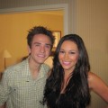 “American Idol” season nine contestant Aaron Kelly with Accesshollywood.com’s Laura Saltman 