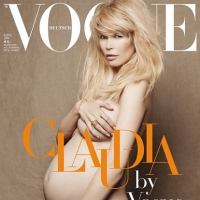 Claudia Schiffer bares all on the June issue of German Vogue