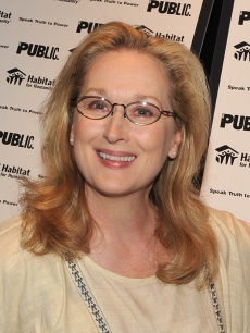 Meryl Streep attends the ‘Speak Truth To Power: Voices Beyond The Dark’ benefit reading at The Public Theater in New York City on May 3, 2010