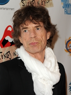 Mick Jagger attends the re-release of The Rolling Stones’ ‘Exile on Main St.’ album at The Museum of Modern Art, NYC, May 11, 2010