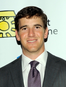Eli Manning poses for photos at the 7th Annual Project Sunshine Benefit at The Waldorf Astoria, NYC, May 11, 2010
