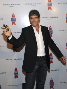Antonio Banderas introduces his new fragrance, ‘The Secret,’ and his first collection of photographs, ‘Secrets on Black,’ at Instituto Cervantes in New York City on May 12, 2010