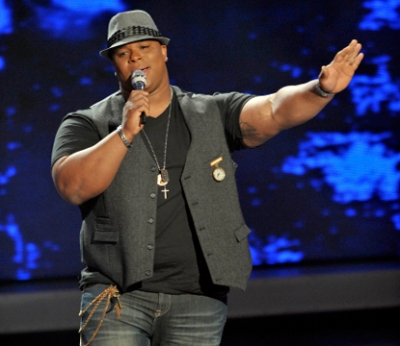 Michael Lynche performs one last time on ‘American Idol’ on May 12, 2010
