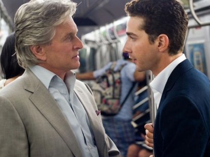 Michael Douglas and Shia LeBeouf in ‘Wall Street: Money Never Sleeps’