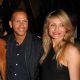Alex Rodriguez and Cameron Diaz pose for a photo at the CAA Super Bowl Party at the W Hotel - South Beach in Miami Beach, Fla., on February 6, 2010