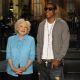 Betty White and Jay-Z are all smiles on the set of ‘Saturday Night Live’ rehearsing for their much anticipated respective hosting and musical guest performances airing May 8, 2010 