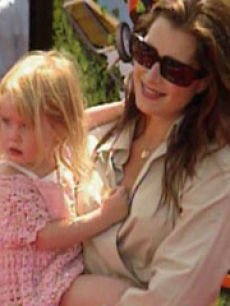 Brooke and her little girl