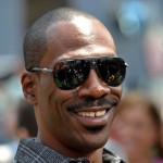 Eddie Murphy smiles at the premiere of ‘Shrek Forever After’ in LA on May 16, 2010