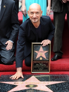 Sir Ben Kingsley is honored with the 2,410th Star on the Hollywood Walk of Fame on May 27, 2010 in Hollywood