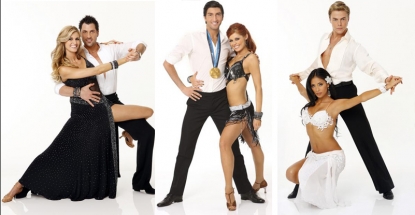 Erin and Maks, Evan and Anna, Nicole and Derek from Season 10 of ‘Dancing’