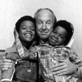 Todd Bridges and Gary Coleman flank Conrad Bain as they pose for a publicity photo for ‘Diff’rent Strokes’ in 1978