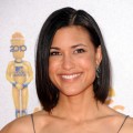 Julia Jones arrives at the 2010 MTV Movie Awards held at the Gibson Amphitheatre at Universal Studios in Universal City, California on June 6, 2010 
