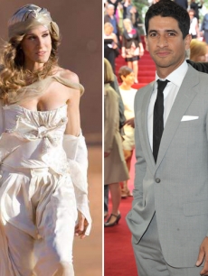 Sarah Jessica Parker as Carrie Bradshaw in ‘Sex and The City 2,’ Raza Jaffrey at the London premiere of the film, May 2010