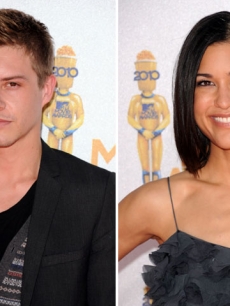 ‘The Twilight Saga: Eclipse stars Xavier Samuel & Julia Jones hit the red carpet at the 2010 MTV Movie Awards held at the Gibson Amphitheatre at Universal Studios in Universal City, California on June 6, 2010 