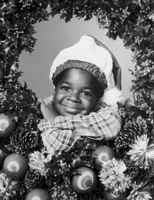 A young Gary Coleman gets in the Christmas spirit in a promo shot for ‘Diff’rent Strokes’ in 1979