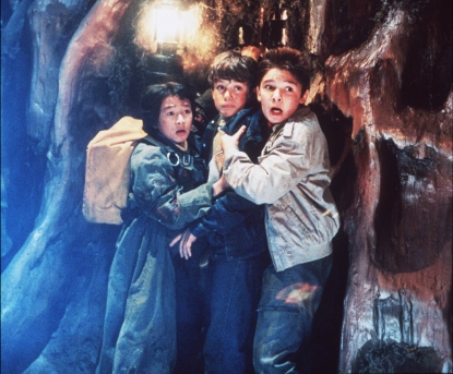 Ke Huy Quan, Sean Astin and Corey Feldman in ‘The Goonies’
