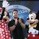 Newly crowned “American Idol” Lee DeWyze poses with Minnie and Mickey Mouse May 31, 2010 at “The American Idol Experience” attraction at Disney’s Hollywood Studios theme park in Lake Buena Vista, Fla.