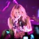 Miley Cyrus performs at a private concert at the 1515 Club in Paris, France on Jun 1, 2010