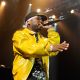 50 Cent heats up the stage at The Pearl concert theater at the Palms Casino Resort in Las Vegas on June 6, 2010