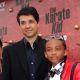 Ralph Macchio and Jaden Smith arrive at the premiere of ‘The Karate Kid’ in Westwood, California on June 7, 2010