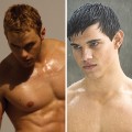 ‘Twilight’s’ Kellan Lutz and Taylor Lautner go shirtless!
