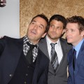 Jeremy Piven, Jerry Ferrara and Kevin Connolly turn the camera on themselves at the premiere of HBO’s ‘Entourage’ Season 7 at Paramount Studios in Los Angeles, Calif., on June 16, 2010