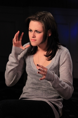 Kristen Stewart talks to Access Hollywood about reprising her role as Bella in ‘Eclipse,’ Los Angeles, June 12, 2010