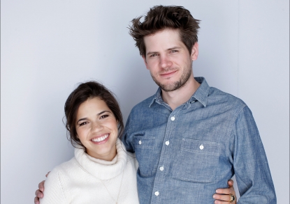 America Ferrera and director Ryan Piers Williams pose for a portrait during the 2010 Sundance Film Festival held at the WireImage Portrait Studio at The Lift on January 25, 2010