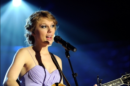 Taylor Swift performs onstage during the 41st Annual Songwriters Hall of Fame Ceremony at The New York Marriott Marquis in New York City on June 17, 2010 