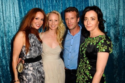 Rebecca Creskoff, Anne Heche, Thomas Jane and Jane Adams arrive at HBO’s ‘Hung’ Season 2 premiere at Paramount Theater on the Paramount Studios lot, Hollywood, June 23, 2010