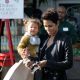 Halle Berry takes her daughter Nahla Ariela Aubry to Bristol Farms to shop for groceries, Los Angeles, December 10, 2009