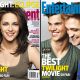 Kristen Stewart, Taylor Lautner and Robert Pattinson on the cover of Entertainment Weekly